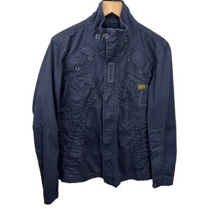 G-Star Raw Mens Size L Utility Millitary Style Jacket  Navy Streetwear Urban